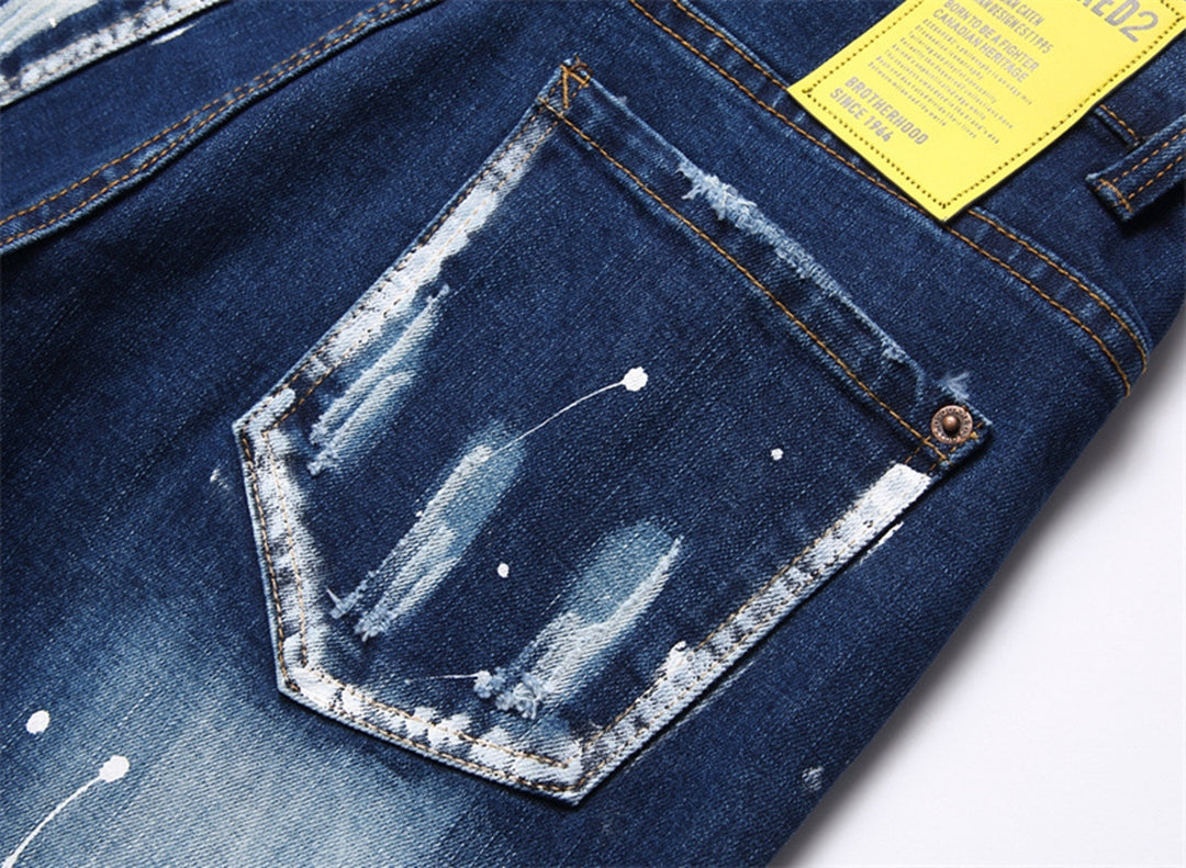 DSQ2 Short Jeans Ripped