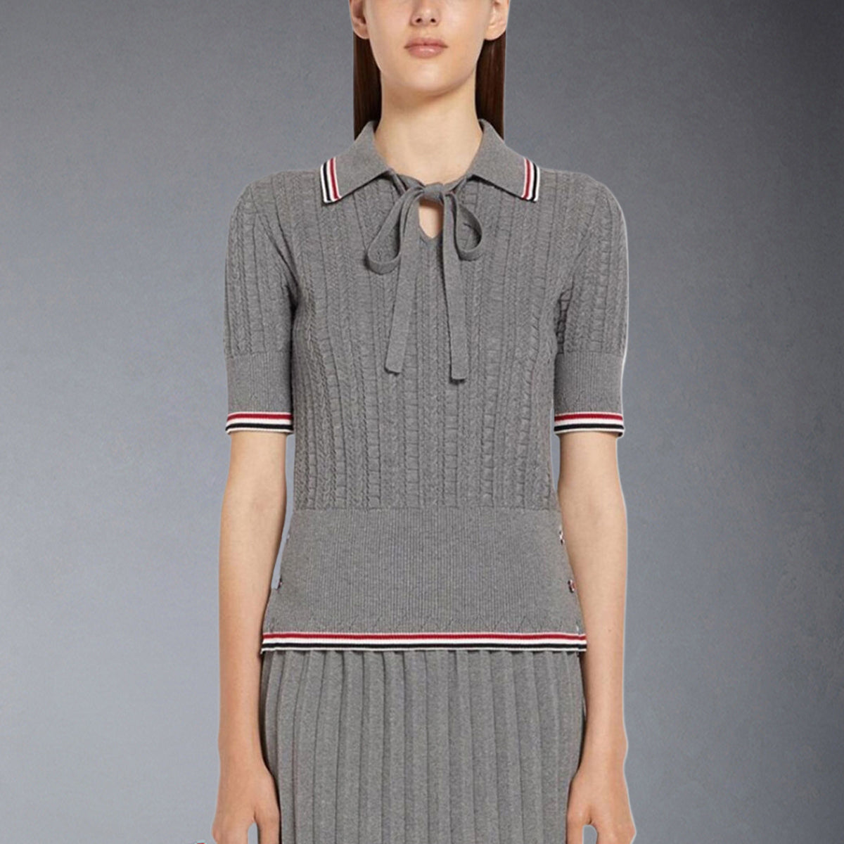TNOM Women stripe POLO shirt