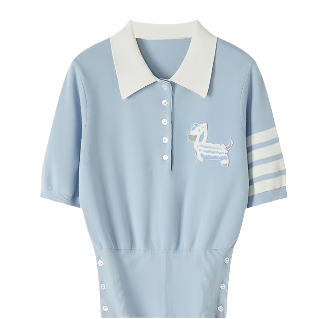 TNOM Women puppy POLO shirt