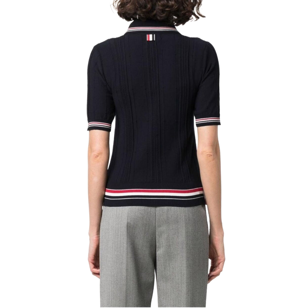 TNOM Women Ribbon POLO shirt