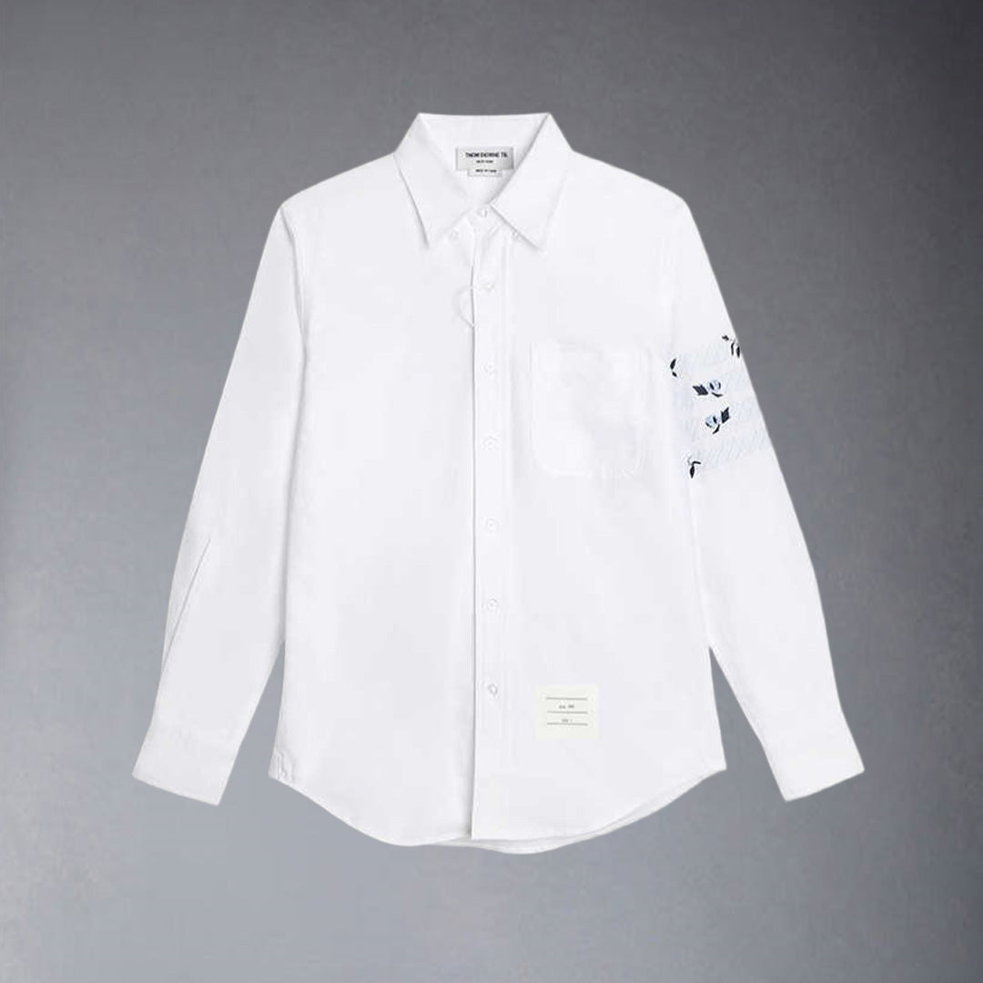 TNOM 2025 Embroidered flower shirt