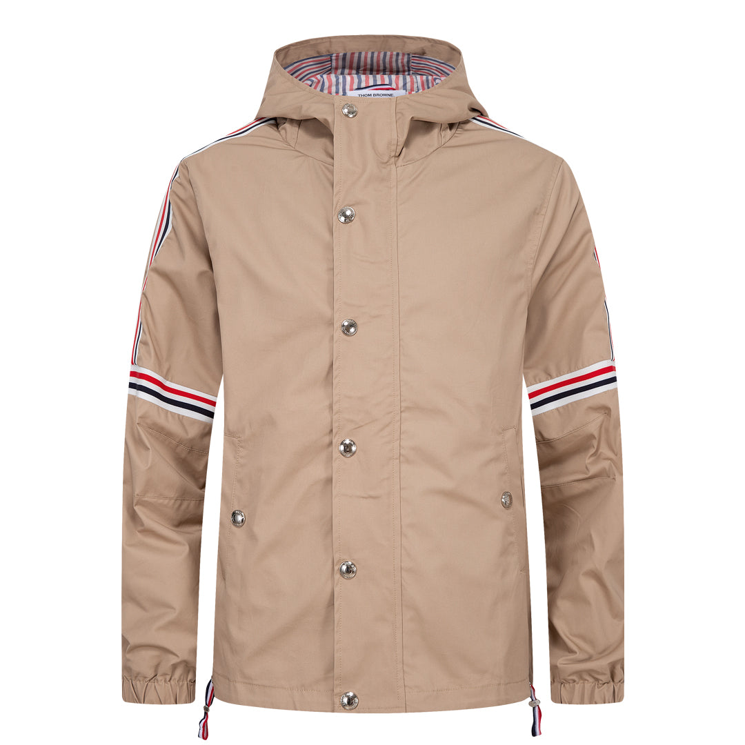 TNOM Khaki Hooded Jacket
