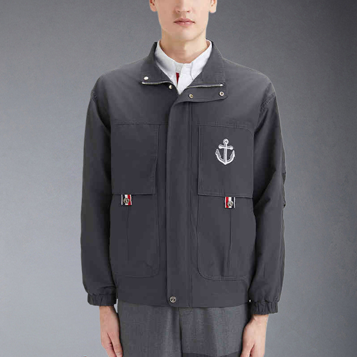 TNOM Anchor embroidery Jacket