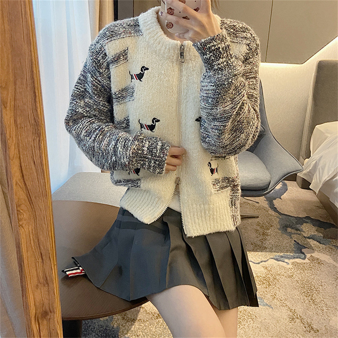 2025 Embroidered sweater