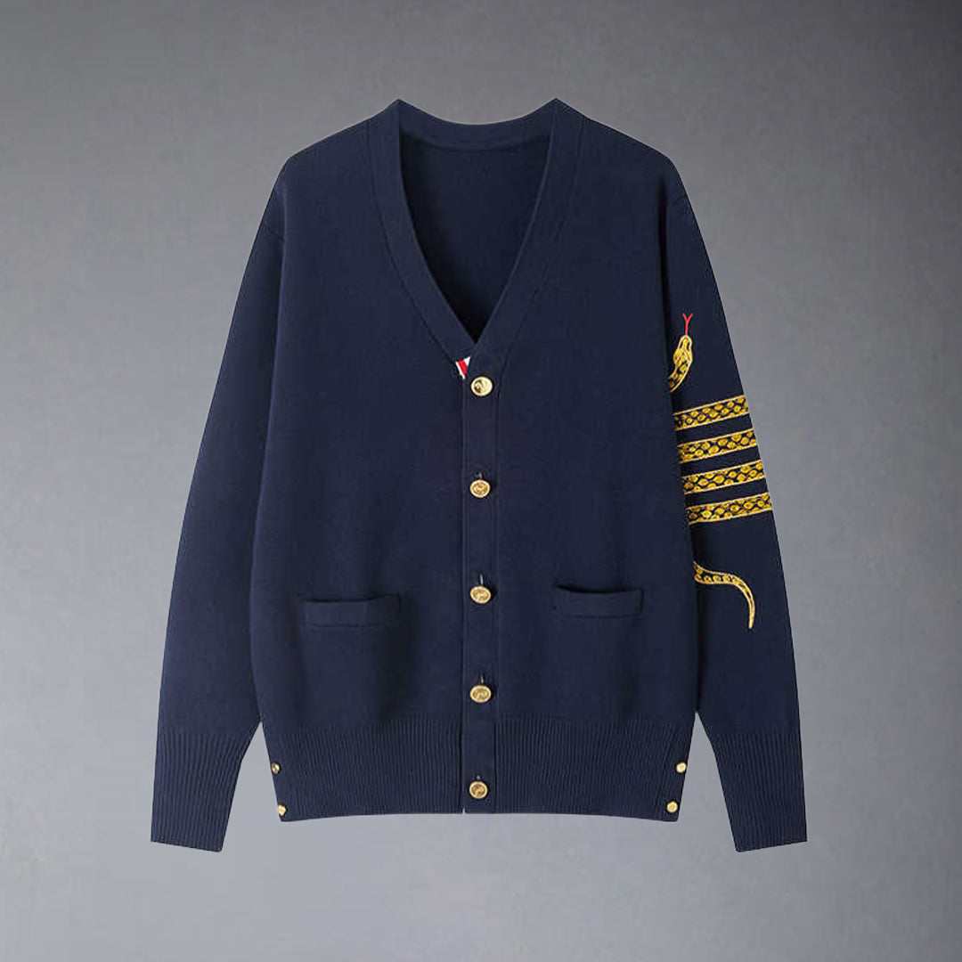 TNOM 2025 Snake knit cardigan