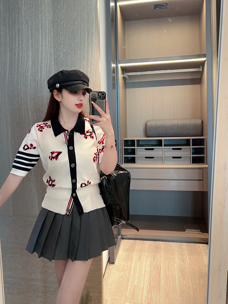 TNOM Jacquard Cardigan