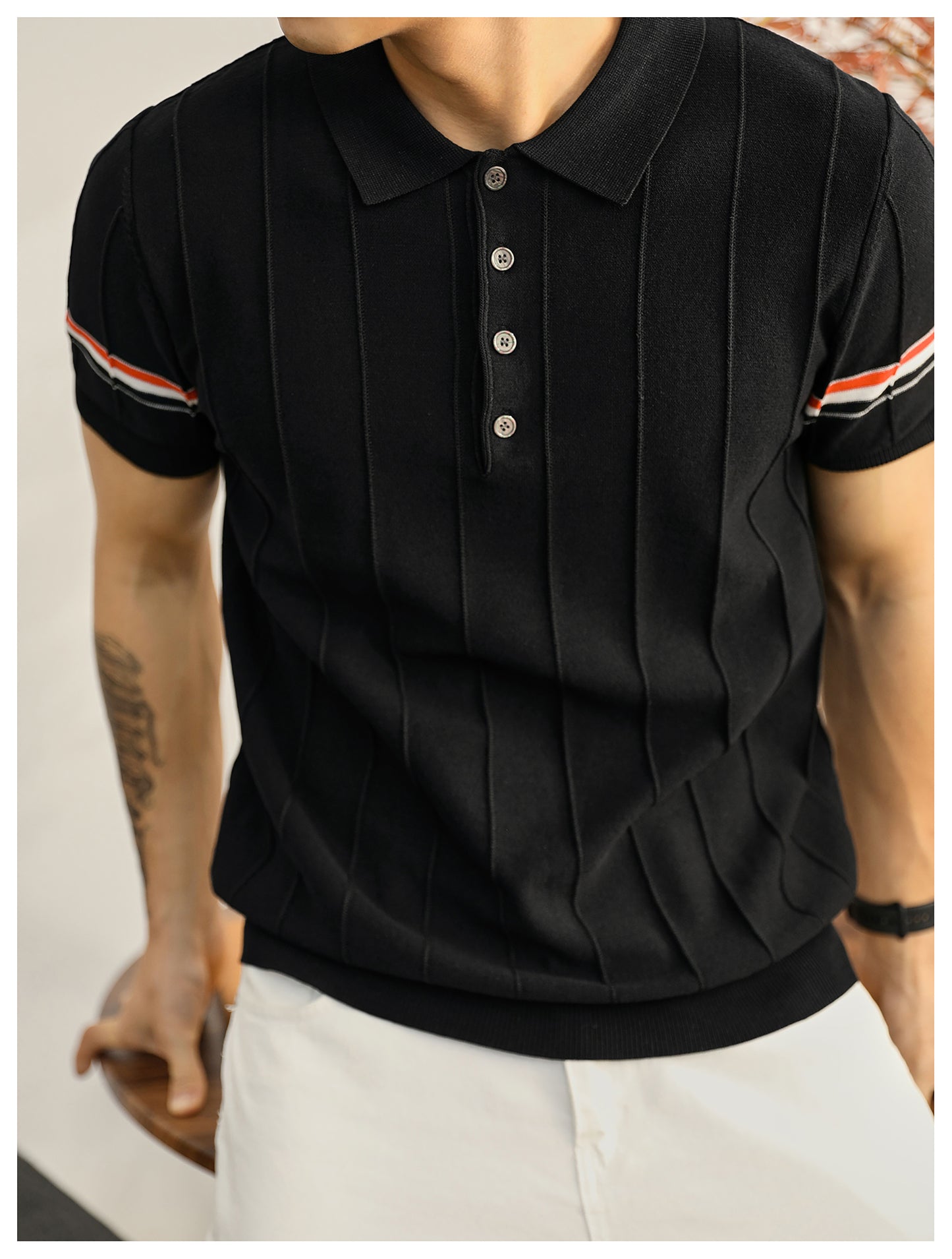 2025 Knitted POLO shirt