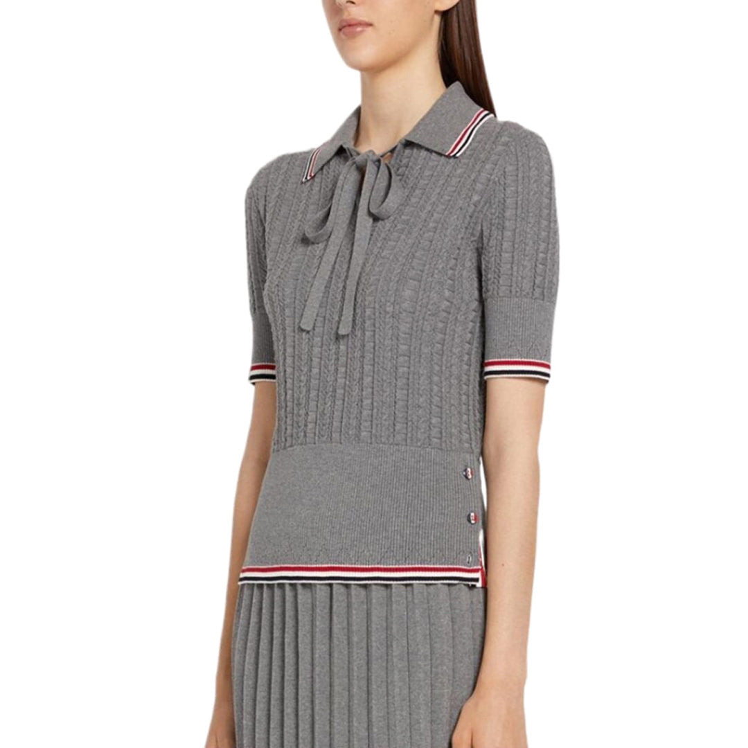 TNOM Women stripe POLO shirt