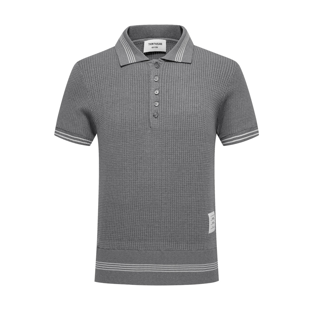 TNOM Waffle fabric POLO Shirt