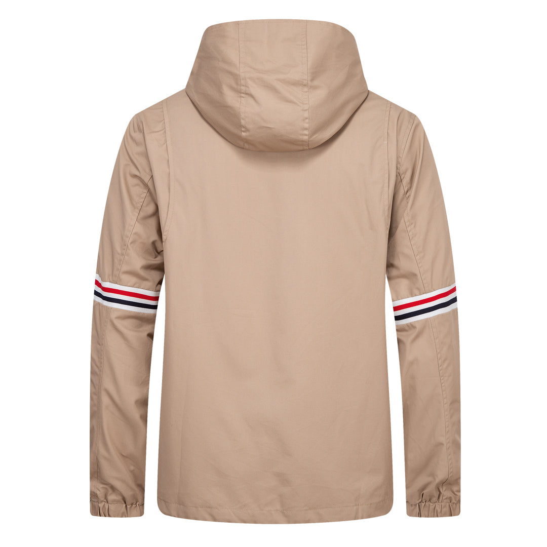 TNOM Khaki Hooded Jacket