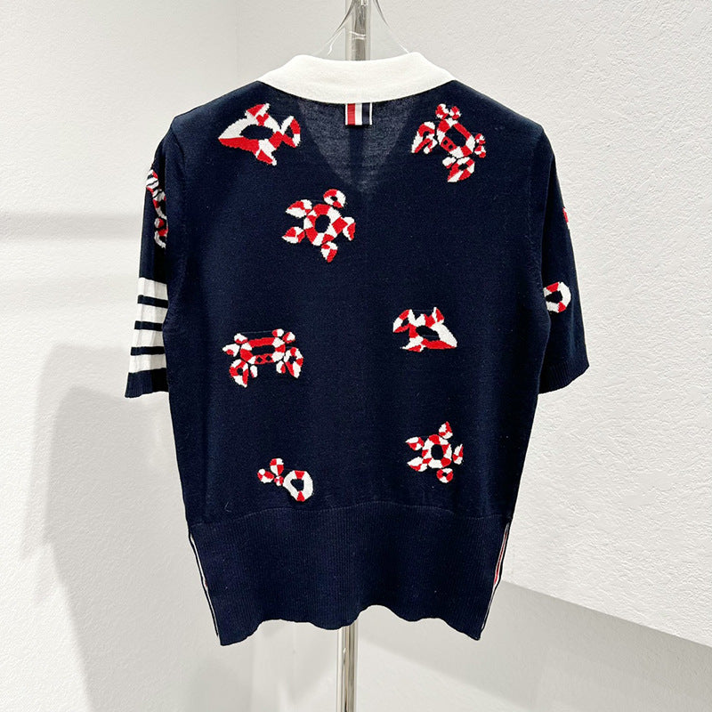 TNOM Jacquard Cardigan
