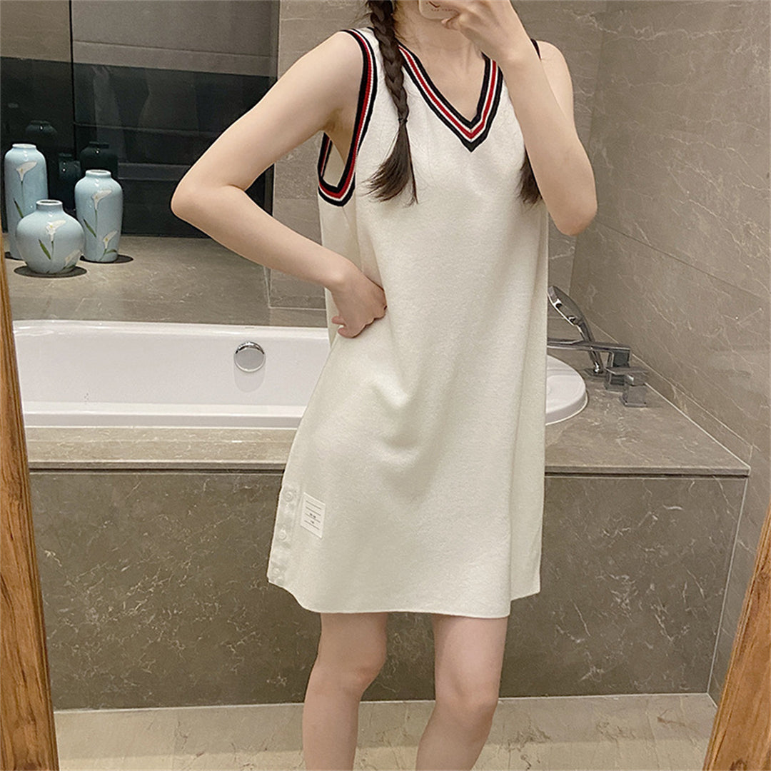 2025 Sleeveless knitted dress