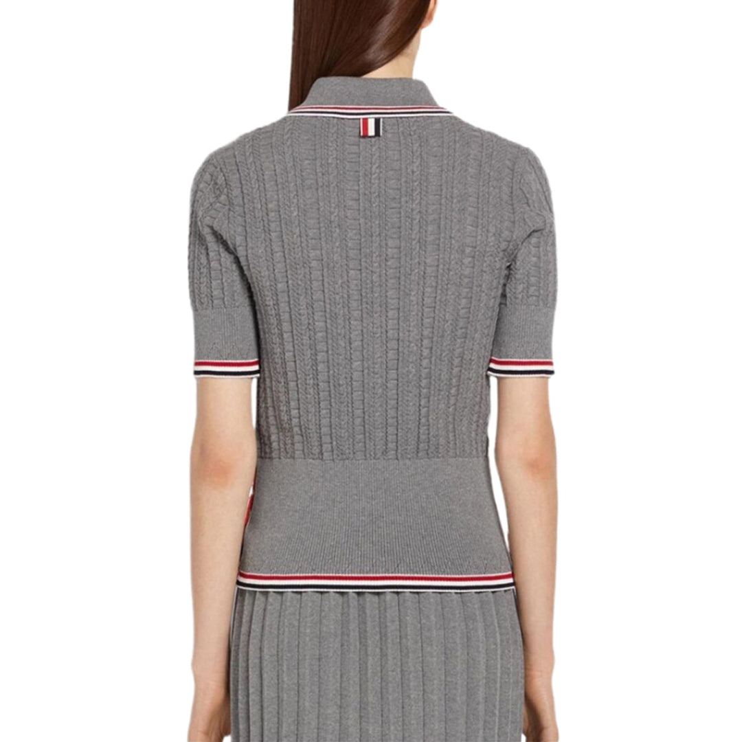 TNOM Women stripe POLO shirt