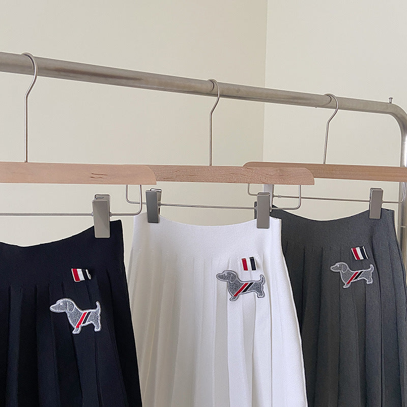 2025 Puppy pleated skirt