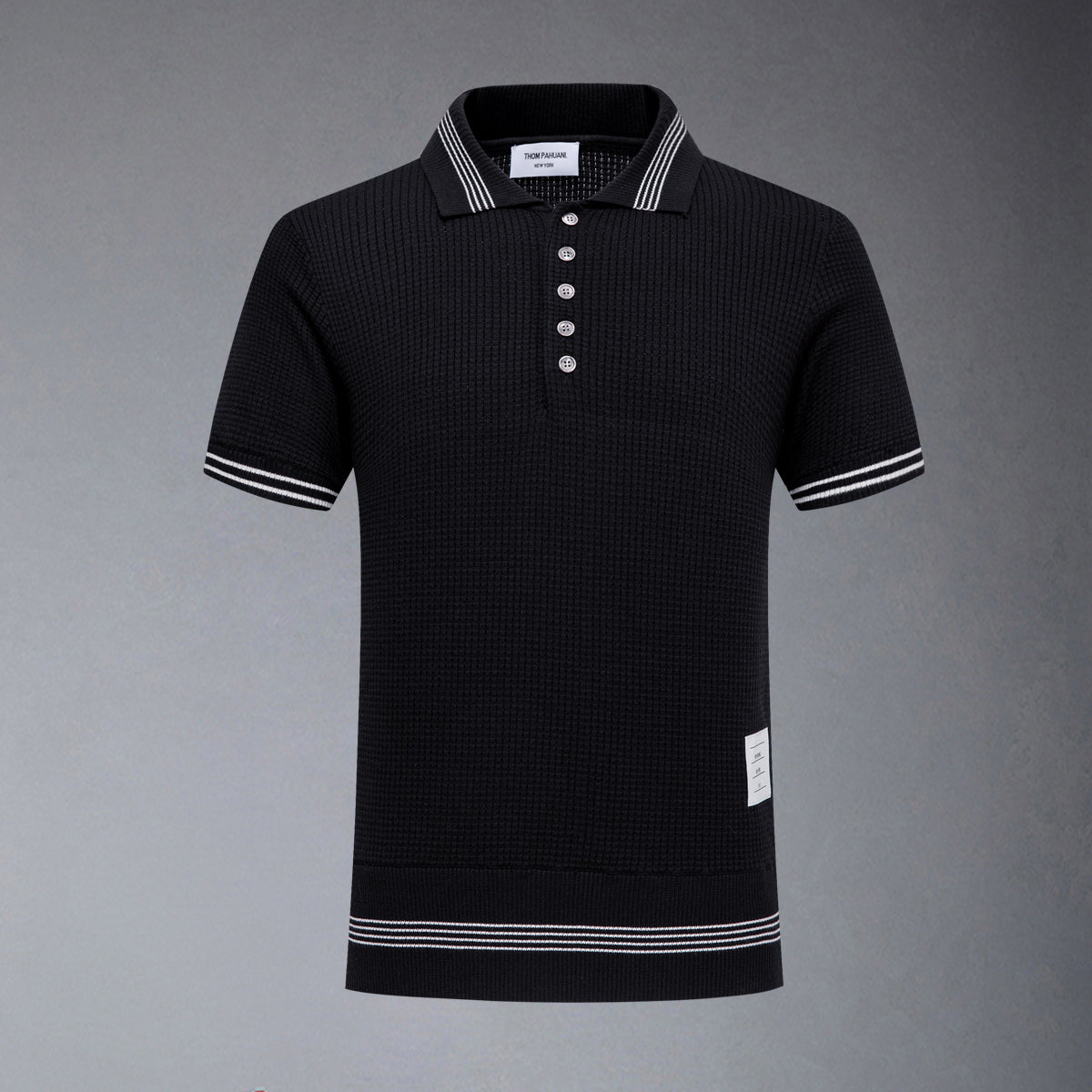 TNOM Waffle fabric POLO Shirt