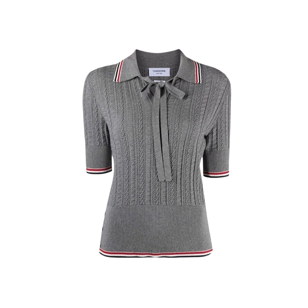 TNOM Women stripe POLO shirt