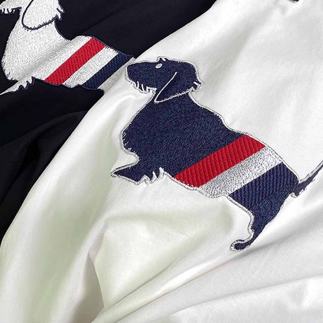 TNOM Puppy embroidery T-shirt