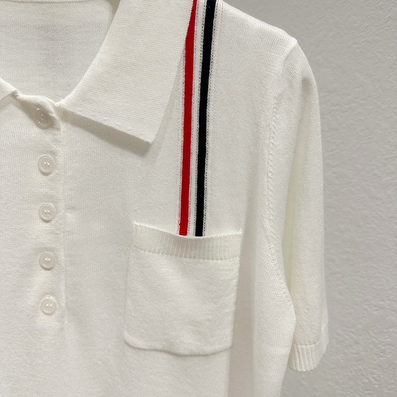Color stripe T-shirt