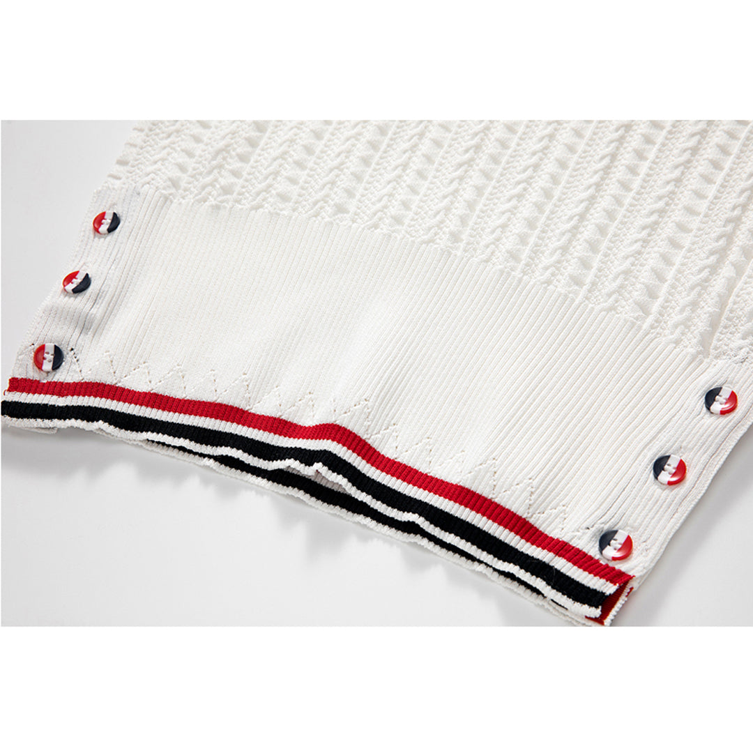 TNOM Women stripe POLO shirt