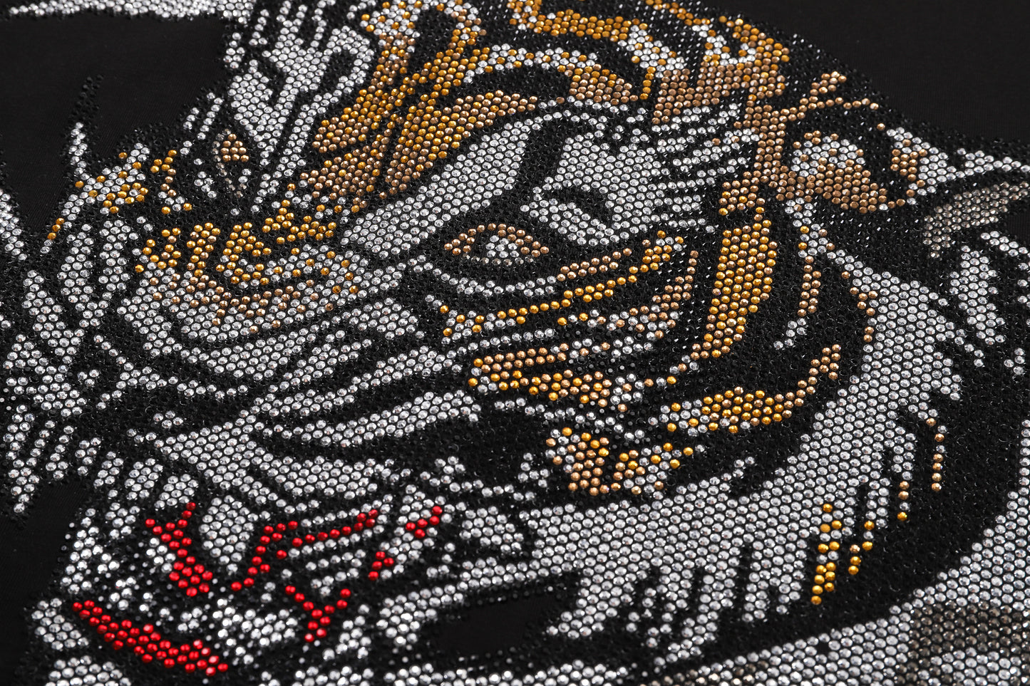 Philip T-shirt crystal tiger head