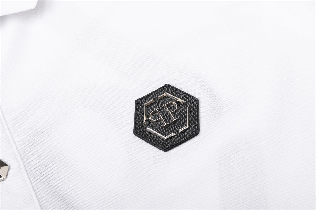 PHILIP Polo shirt Crystal Ghost