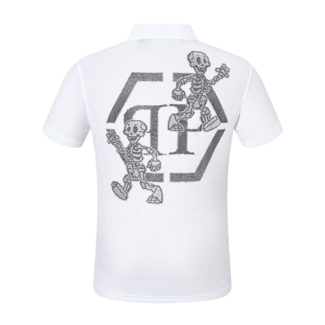 PHILIP Polo shirt Crystal Skull