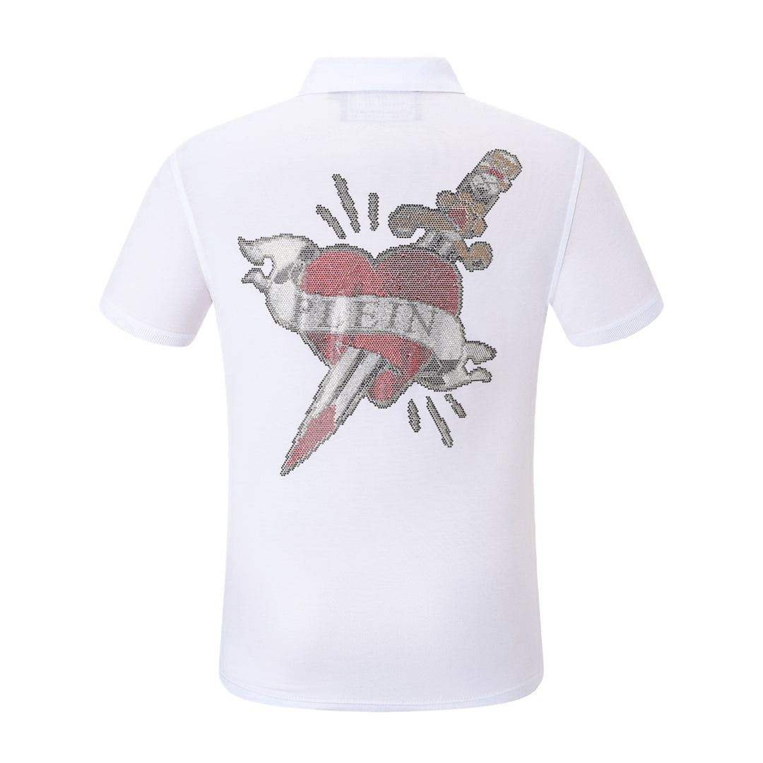 PHILIP Polo shirt Crystal Heart