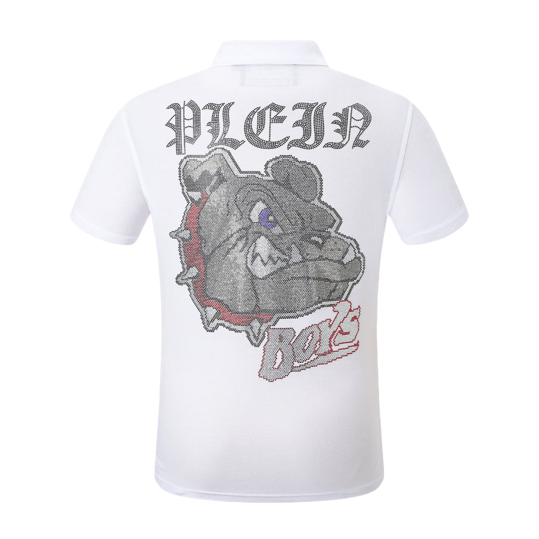 PHILIP Polo shirt Crystal Dog