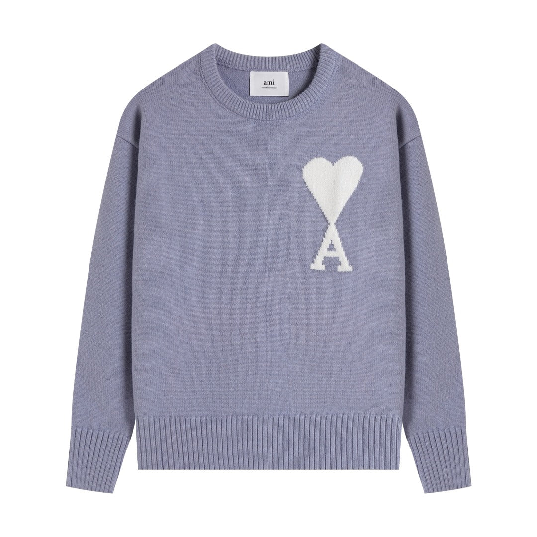 AMI Cotton and wool sweater