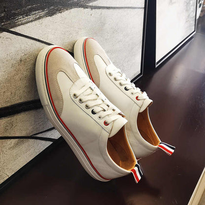 2025 Top-grade white leather shoes