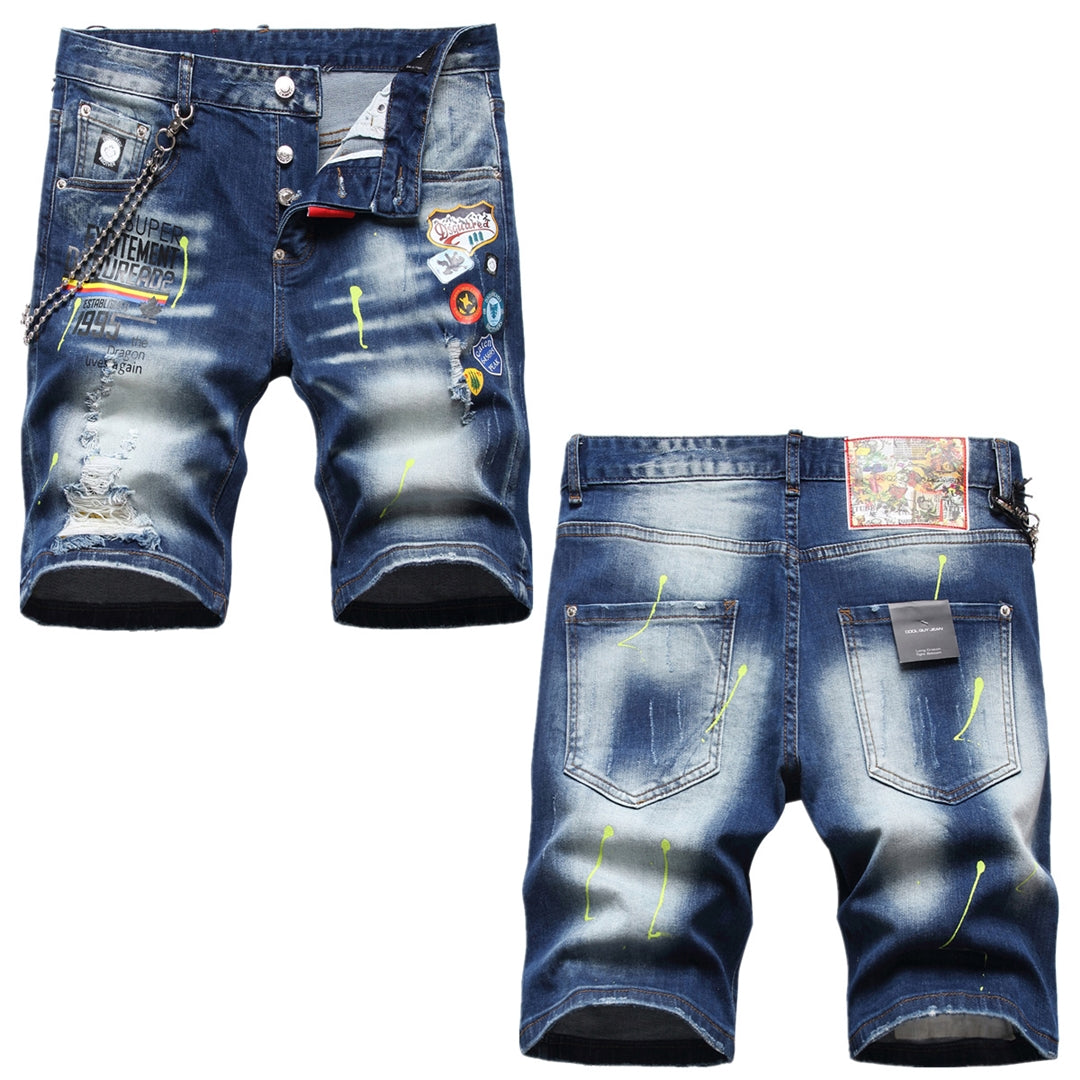 DSQ2 Short Jeans Ripped