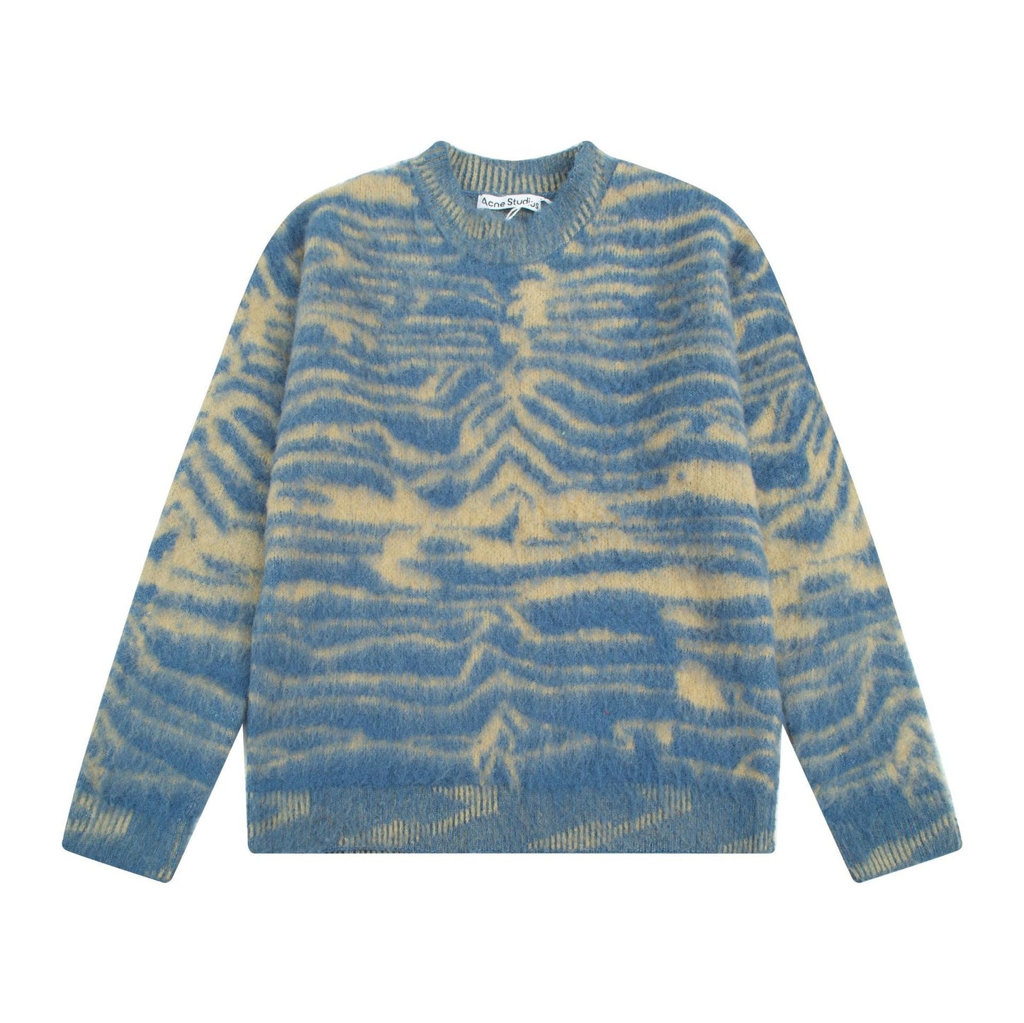 Angora wool knitted sweater