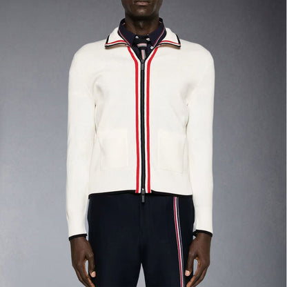 Cotton wool knitted cardigan