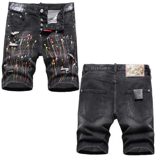 DSQ2 Short Jeans Ripped