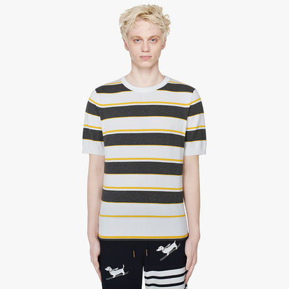 striped cotton T-shirt