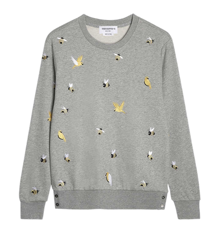 Embroidered sweatshirt