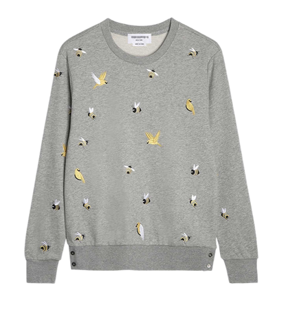 Embroidered sweatshirt