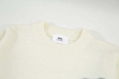 Ami Christmas crew neck sweater