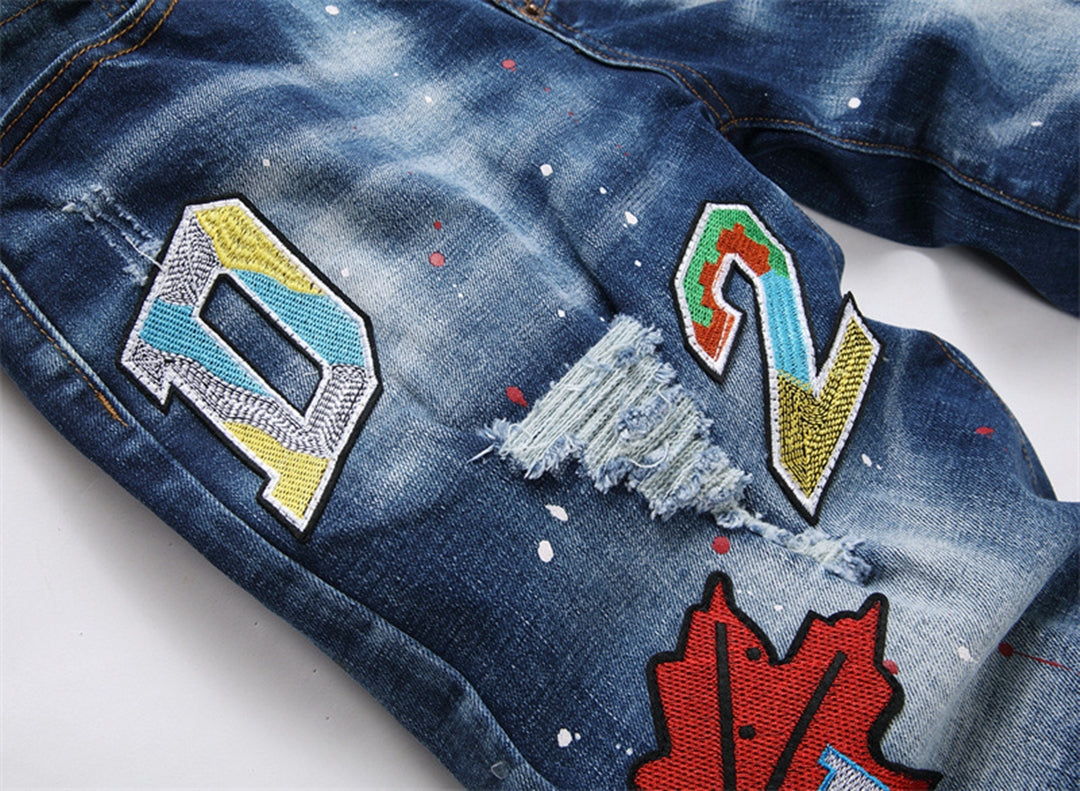 DSQ2 Short Jeans Ripped
