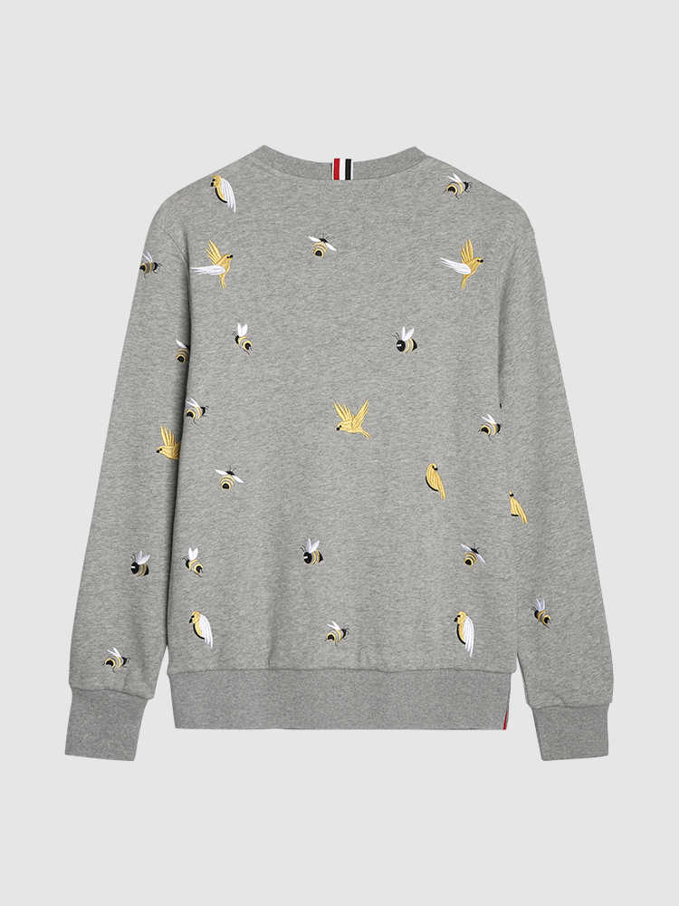 Embroidered sweatshirt