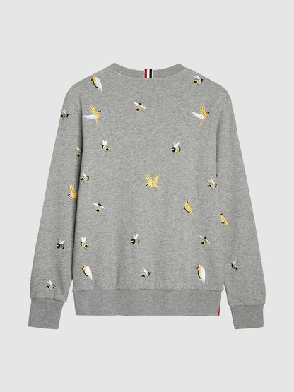 Embroidered sweatshirt