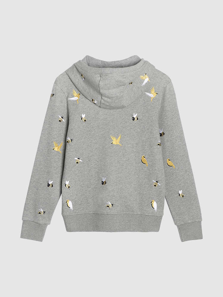 Embroidered hoodie