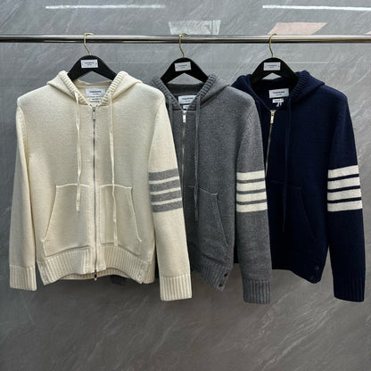 2025ss Thick hooded cardigan