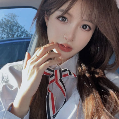 2025 Women's blouse with bow