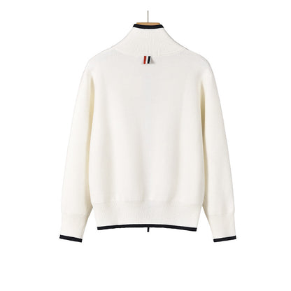 Cotton wool knitted cardigan