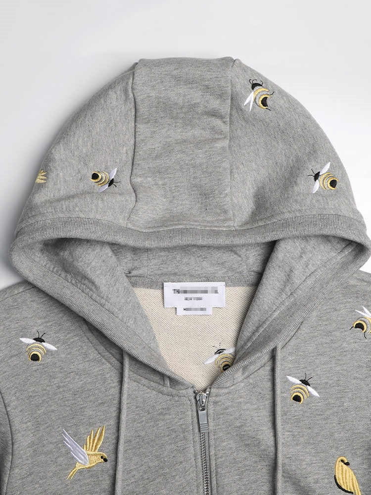 Embroidered hoodie