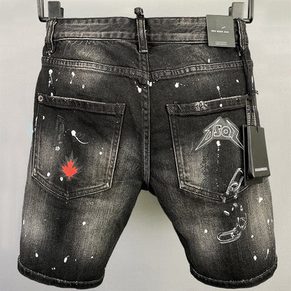 DSQ2 Short Jeans Ripped
