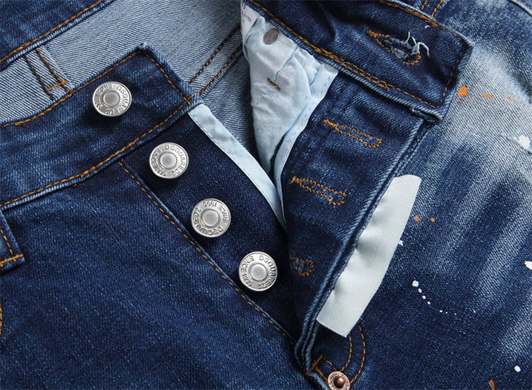 DSQ2 Short Jeans Ripped
