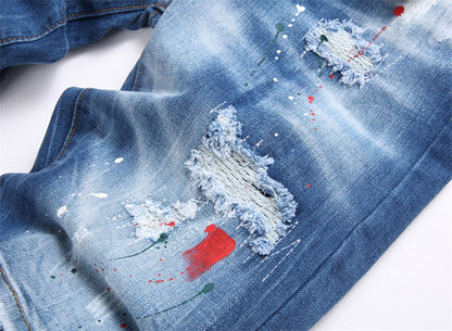 DSQ2 Short Jeans Ripped