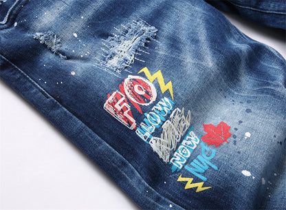 DSQ2 Short Jeans Ripped
